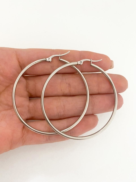 Argollas 4,5 cm | Acero Quirurgico