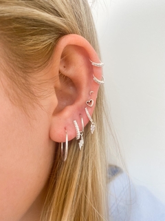 Argollas Trueno | Plata 925 - comprar online