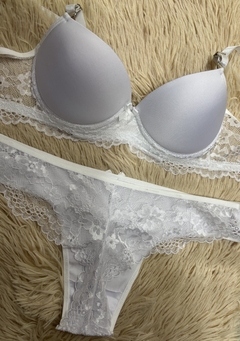 Art. 360 Conjunto de microfibra y puntilla - Renata Obeid
