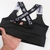 Top Com Bojo Preto Elastano Algodão Academia Corrida Fitness - comprar online