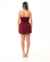 Short Saia Alfaiataria Vinho - loja online