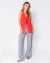 Calça Pantalona Cinza