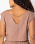 Cropped Amplo Bege Cordinha - loja online