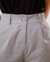 Short de Linho Cinza na internet