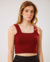 Cropped Modal Marsala na internet