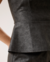 Blusa Sem Alça Courino Estonado - loja online