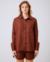 Camisa de Linho Oversized Marrom - loja online