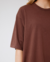 Camiseta Oversized Marrom