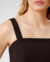 Blusa Preta Assimétrica com Alça - comprar online