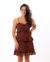Vestido de Renda Marrom - comprar online