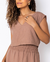 Cropped Amplo Bege Cordinha - comprar online