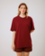 Camiseta Oversized Marsala - BALAIÊ