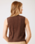 Colete Tricot Marrom - loja online