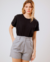 Short de Linho Cinza - comprar online