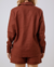 Camisa de Linho Oversized Marrom