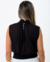 Blusa com Abertura nas Costas Preta - loja online