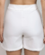 Imagem do Short Alfaiataria Branco com Zíper Lateral