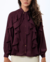 Camisa Babado Roxa - comprar online