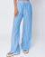 Calça Pantalona Listrada Azul e Branco na internet