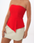 Blusa Busto Reto Vermelho - comprar online