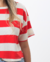 Camiseta Cropped Listra Verrmelha na internet