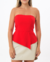 Blusa Busto Reto Vermelho na internet