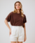 Imagem do Camiseta Oversized Marrom