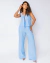 Calça Pantalona Listrada Azul e Branco - loja online