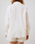 Camisa de Linho Oversized Off-White