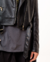 Jaqueta Biker de Poliuretano Preto com Prata - comprar online