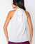Blusa Branca com Laço no Pescoço - comprar online