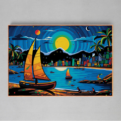Imagem do Quadro Desenho estilo Romero Britto