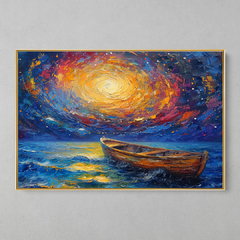QUADRO DECORATIVO CANOA VAN GOGH - Ellquadros Art Gallery