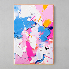 Quadro Decorativo Pink Texture - Ellquadros Art Gallery