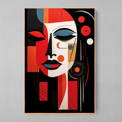 Quadro Decorativo Mulher Arts - Ellquadros Art Gallery