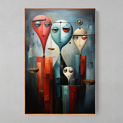 Quadro Decorativo Balanças da Justiça - Picasso - Ellquadros Art Gallery