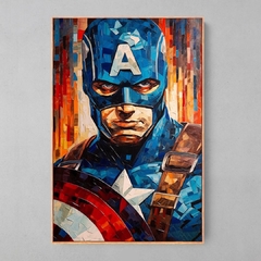Capitão América - Pícasso ll - Ellquadros Art Gallery
