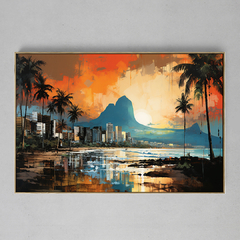 Quadro Decorativo Rio de Janeiro Pintura - Ellquadros Art Gallery