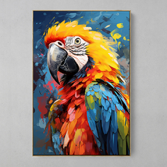 Quadro Decorativo Arara Art na internet