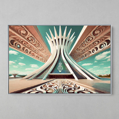 QUADRO DECOR A CATEDRAL BRASÍLIA - Ellquadros Art Gallery