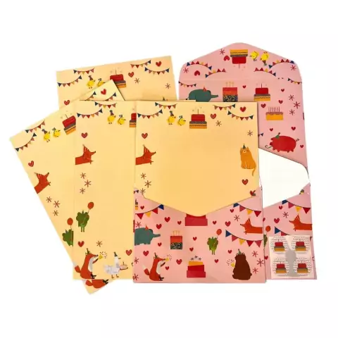 Kit Papel de Carta La Palomita – Festa