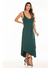 Vestido D.E. Longuete Verde Musgo - comprar online