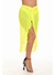 Saia Sereia Mesh Amarelo Neon - comprar online