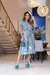 VESTIDO FEMININO EM CREPE SANTORINI COM CINTO MODA CRISTÃ/EVANGÉLICA (DNTANTCIN)