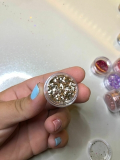 Glitter Dourado - Baby Girl Makeup