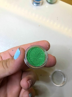Glitter verde