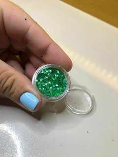 Glitter verde na internet