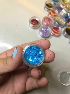 Glitter Azul - Baby Girl Makeup