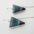 BRINCO CELESTE CRISTAL PEDRA TROLITA ( QUARTZO PARAIBA) PRATA 925