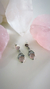 BRINCO DUO QUARTZO ROSA REDONDO - comprar online